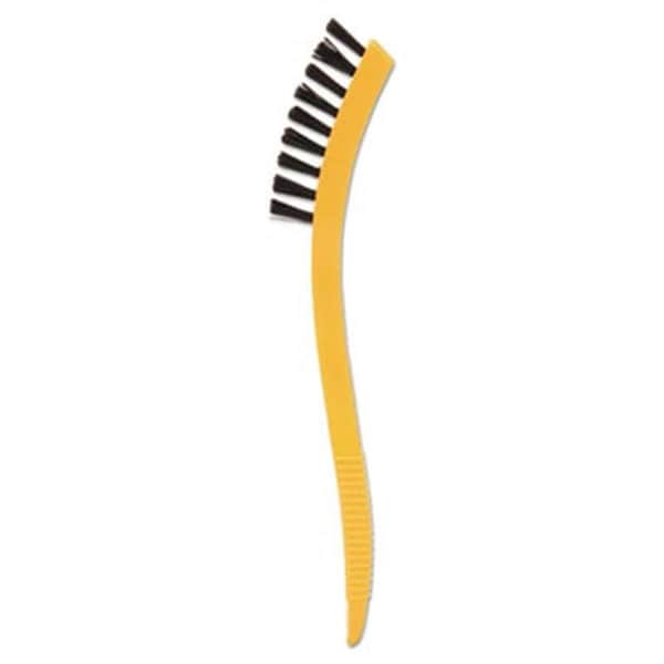 Eat-In Rubbermaid Commercial Products Synthetic-Fill Tile & Grout Brush - Yellow Plastic EA1522371 - main